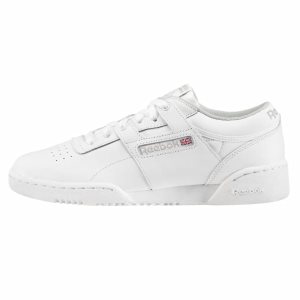 Reebok Workout Low Turnschuhe Damen - Weiß/Grau - DE 951-SYB